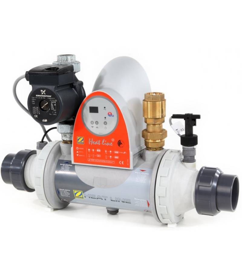 Schimbator de caldura din titan echipat Heat Line Plus 40 kW - Zodiac