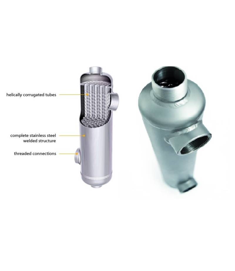 Schimbator de caldura din inox AIC B180 - 53Kw