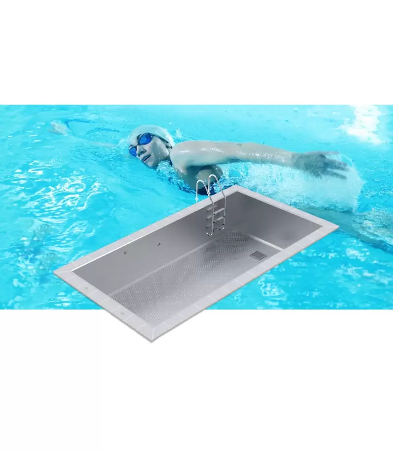 Piscina din inox cu skimmere OPTIMAL 5x3x1,2m - AstralPool