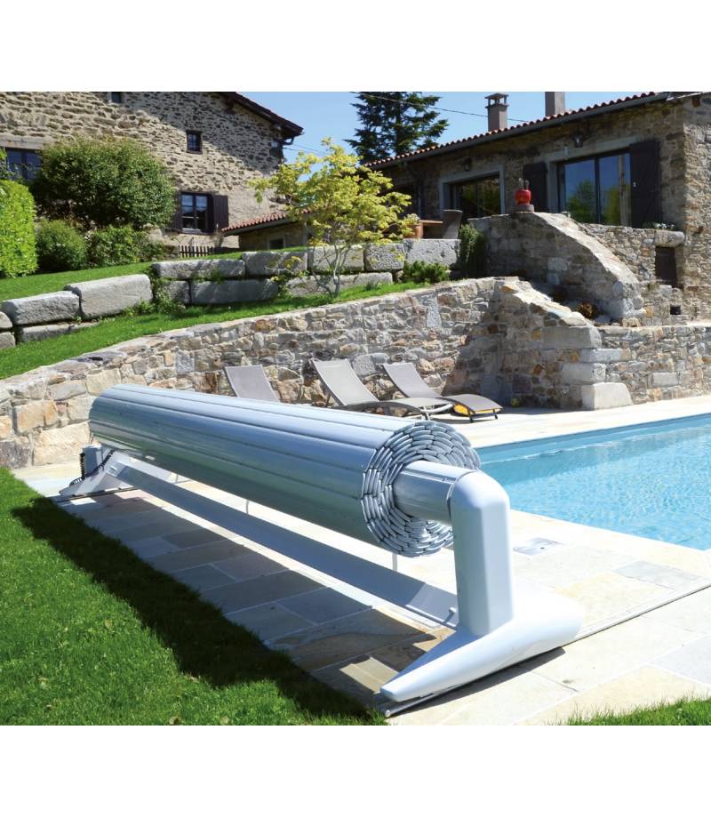 Prelata automata pentru piscina OPEN SURF 10m x 3m - Abriblue