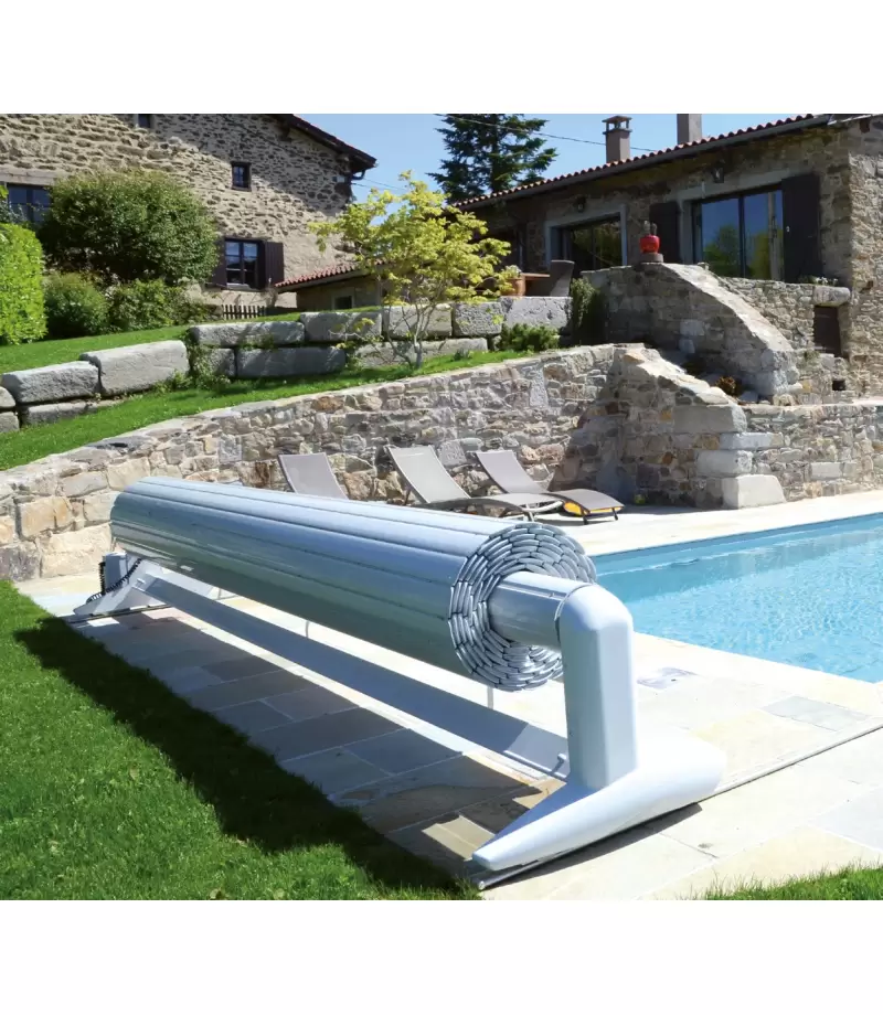 Prelata automata pentru piscina OPEN SURF 6m x 3m - Abriblue