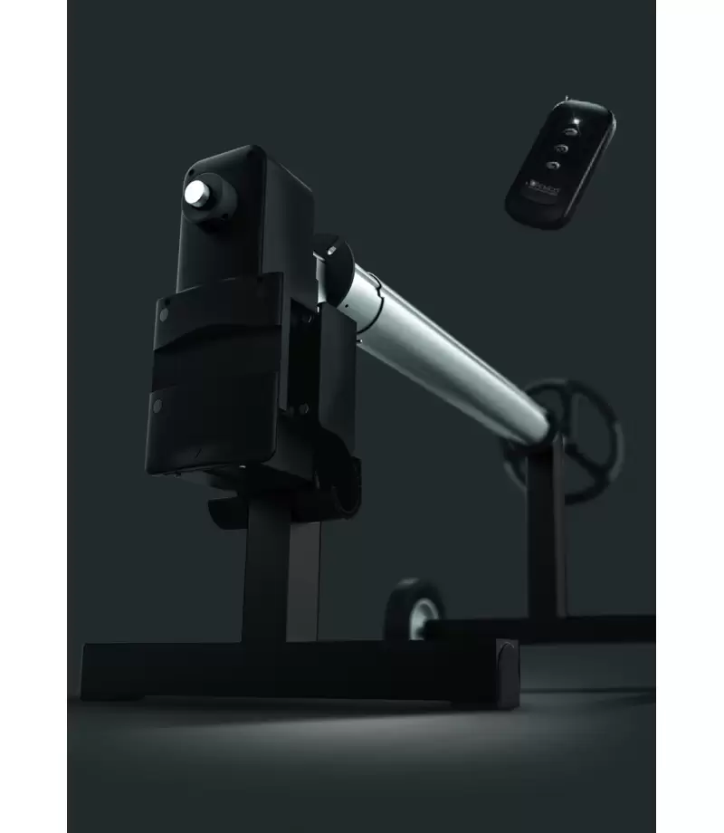 Derulator electric mobil cu acumulator si telecomanda pentru prelata piscina Ø98 lungime 2.1 - 6.4m