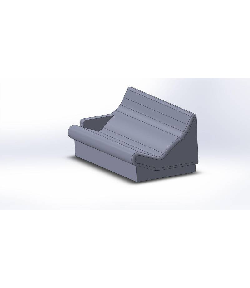 Bancheta de relaxare 200x88x104 cm - Hammam