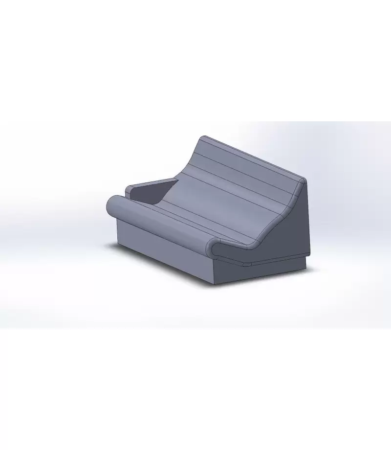 Bancheta de relaxare 200x88x104 cm - Hammam