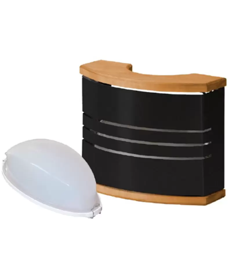 Lampa pentru sauna cu abajur negru - Harvia