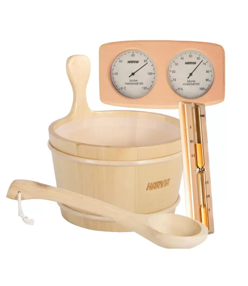 Set accesorii din lemn pentru sauna-Harvia