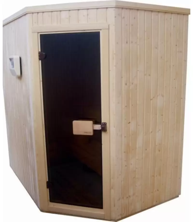 Sauna uscata de colt 2.5 x 2 x 2.1 m din molid - SPAZONE