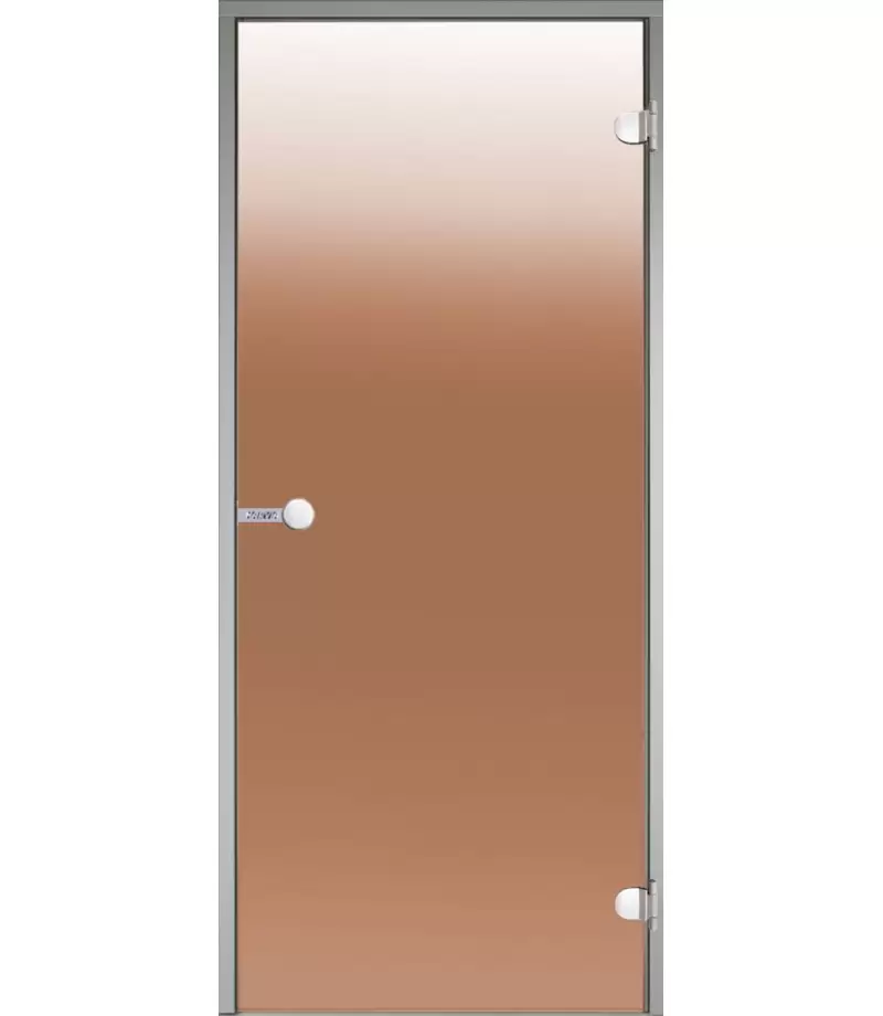 Usa pentru sauna umeda 189x79cm sticla de bronz, rama din aluminiu - Harvia