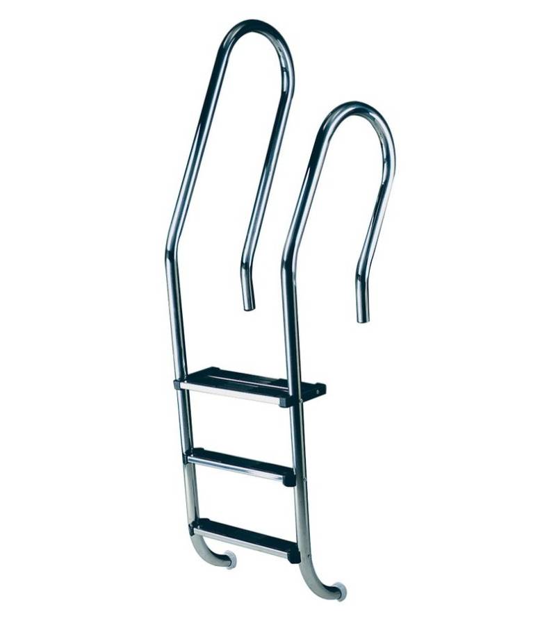 Scara piscina Mixt Asimetric din INOX 316 cu 5 trepte Luxe