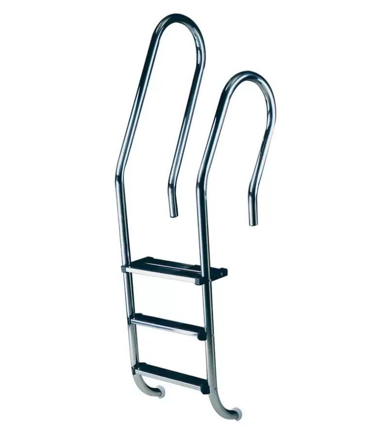 Scara piscina Mixt Asimetric din INOX 316 cu 3 trepte Luxe