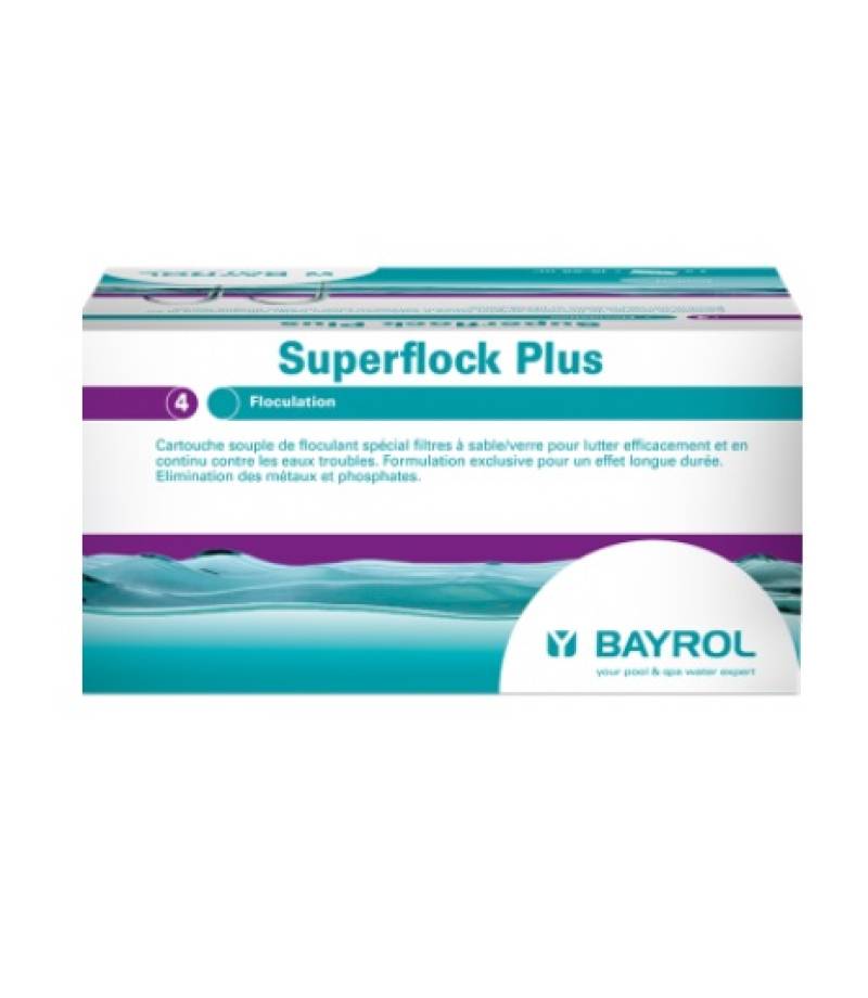 Cartus pentru floculare Superflock Plus - 1 Kg / 8 cartuse - Bayrol