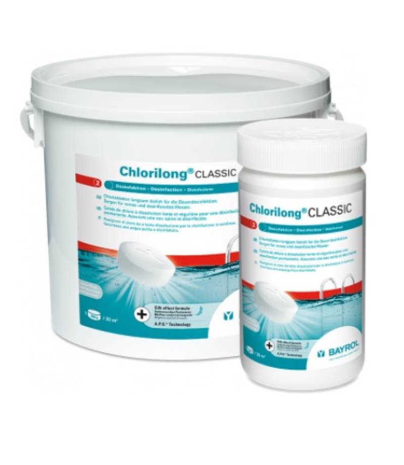 Clor lent tablete Chlorilong Classic 5 kg - Bayrol 