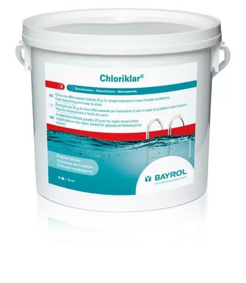 Clor rapid tablete Chloriklar - Bayrol 5 kG