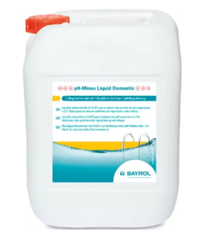 Solutie lichida domestic PH-MINUS 20 L / 22 KG - 14.9 % - BAYROL