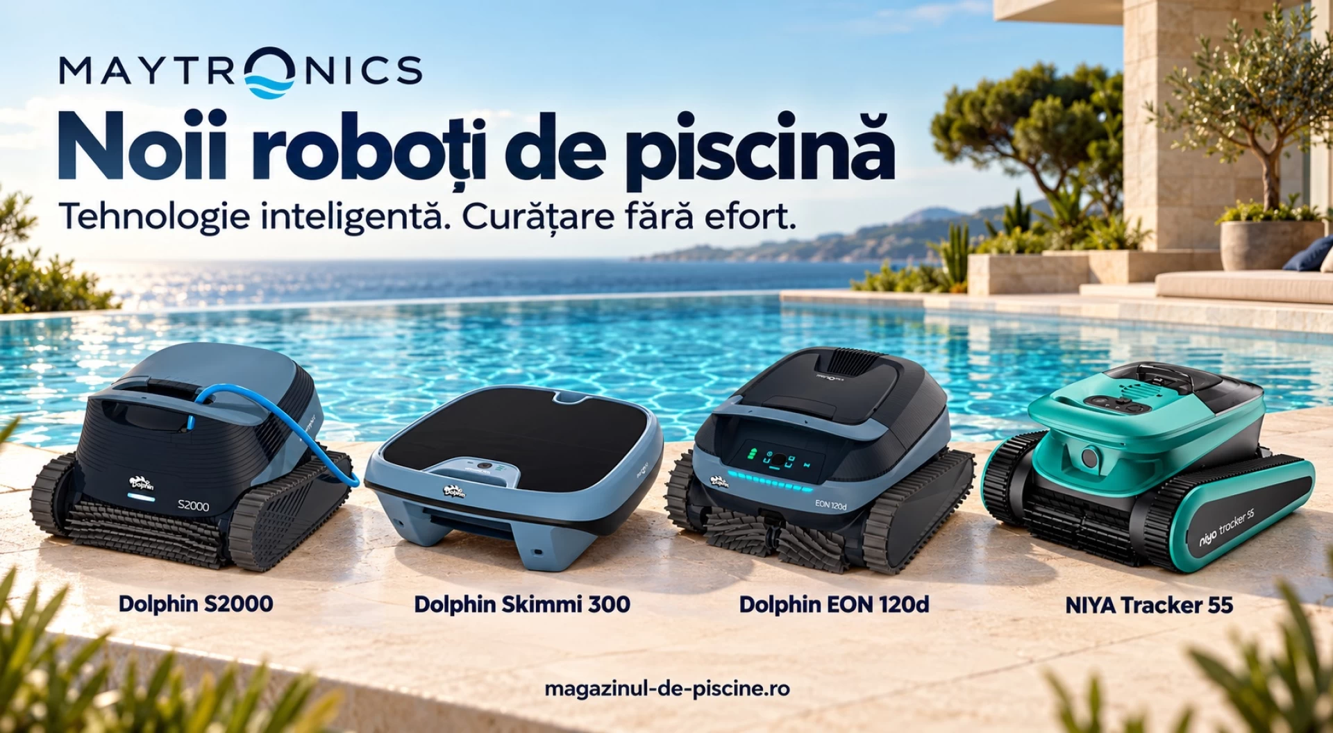 Noii roboți de piscină Maytronics