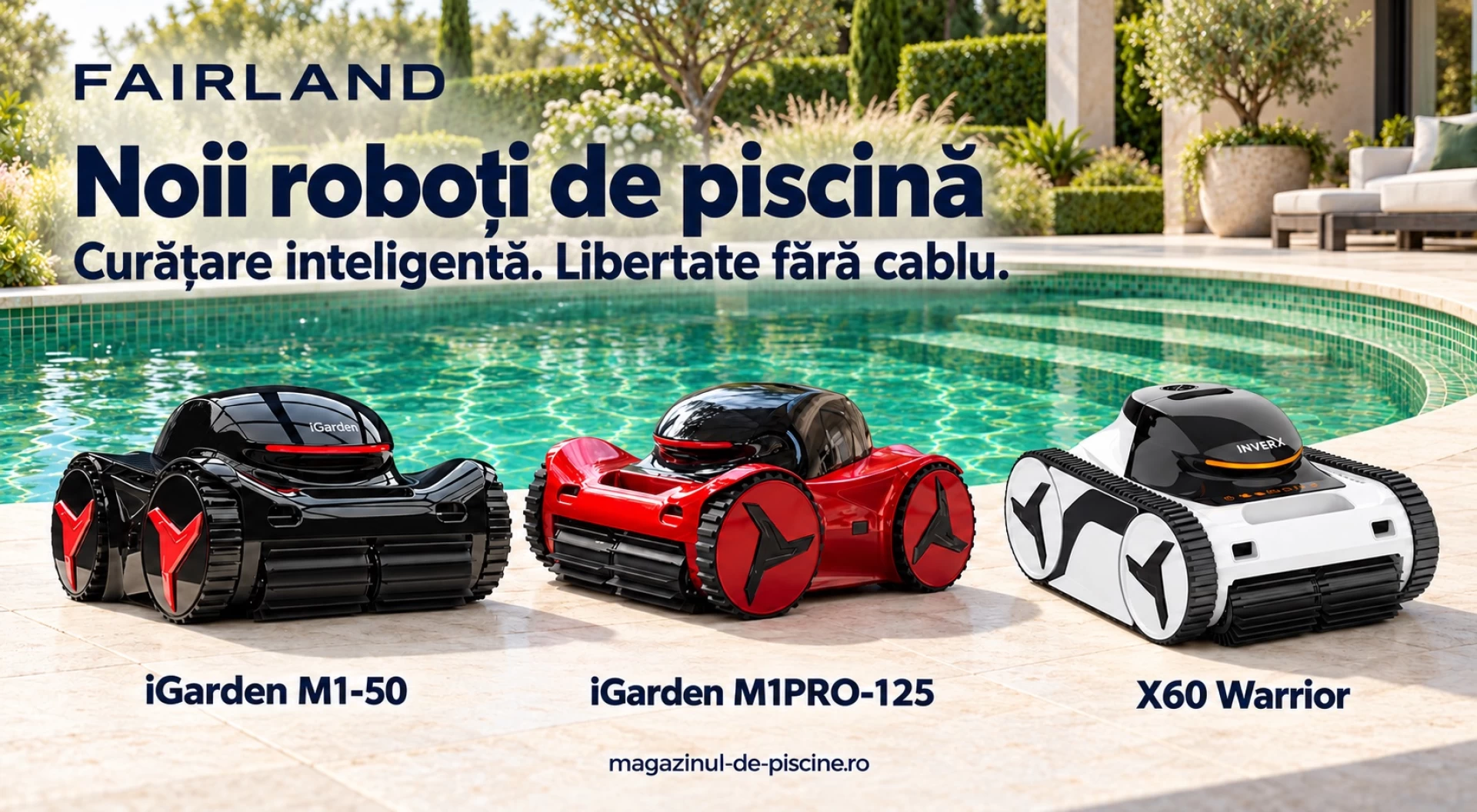 Noii roboți de piscină Fairland