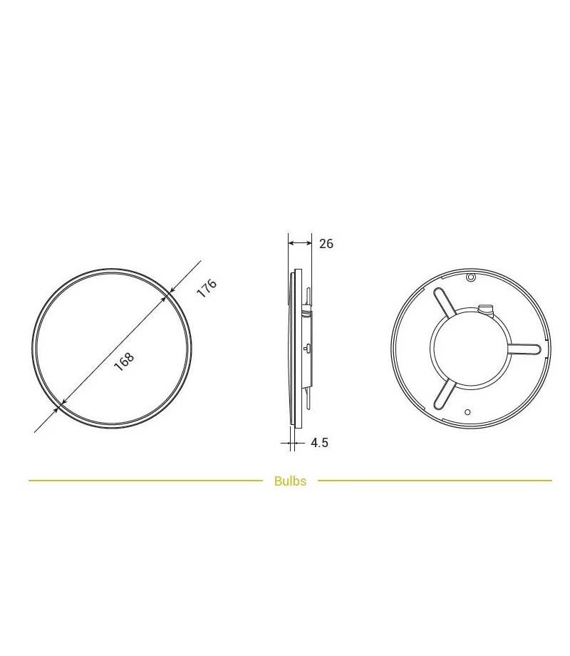 Bec plat LED alb pentru piscina 18W 2400 lumeni - Hayward Bec plat LED alb pentru piscina 18W 2400 lumeni - Hayward