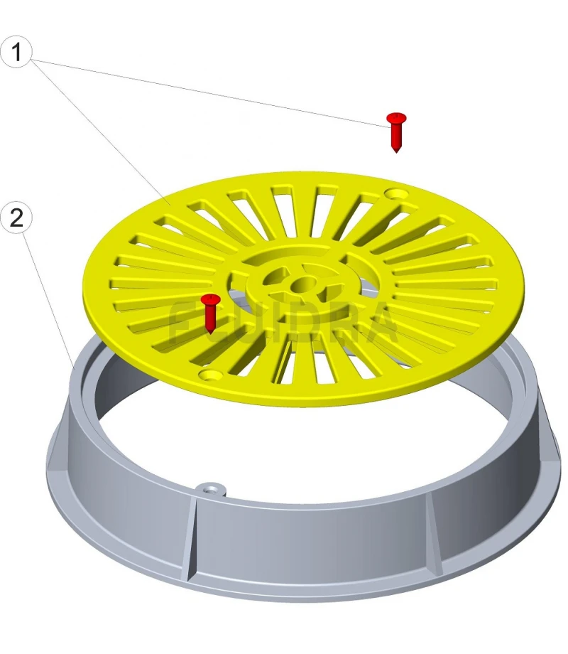 Grila scurgere Ø200 mm - AstralPool