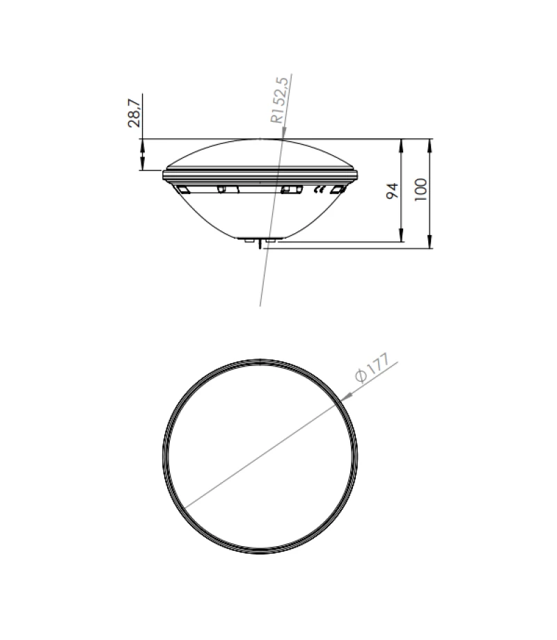 Lampa LED PAR56 RGB V1 27W (37 VA) wireless 1100 lm - AstralPool