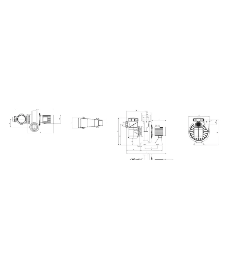 Pompa Kivu 4 HP 230/400V 50Hz + prefiltru - AstralPool