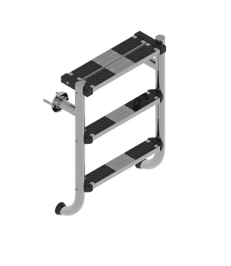 Scara inferioara INOX 316 cu 1 treapta Luxe si 1 dubla de siguranta-Astralpool