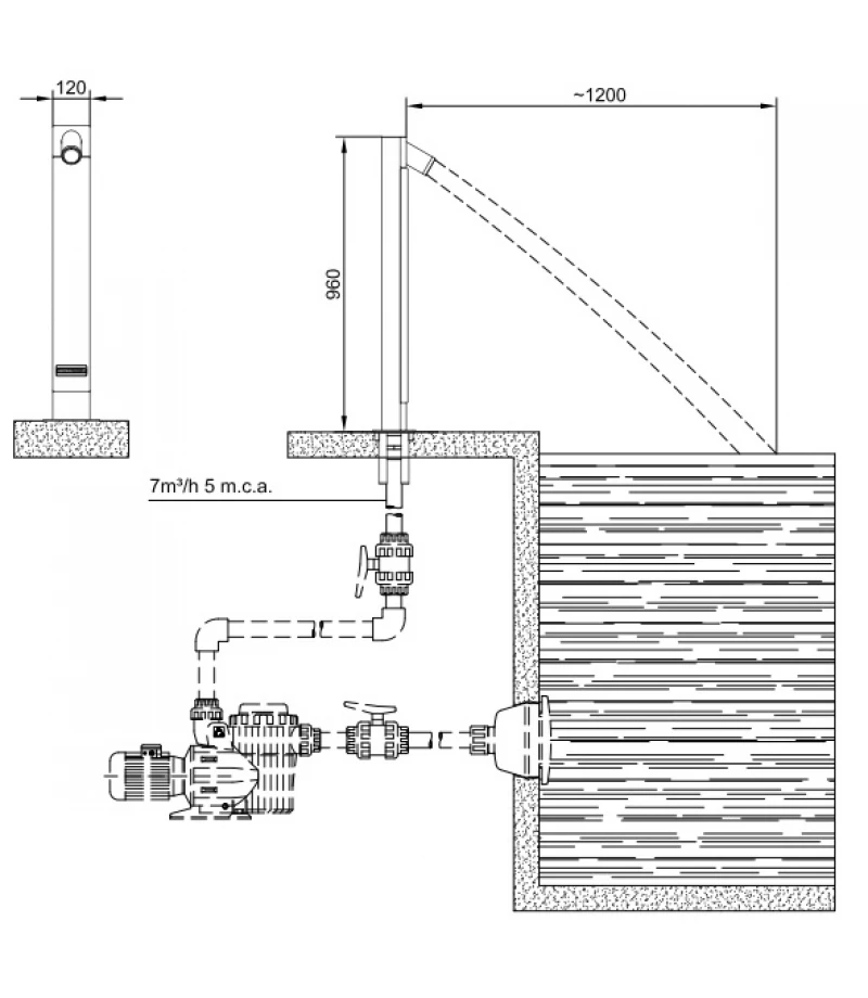 Tun de apa PLUVIUM - AstralPool