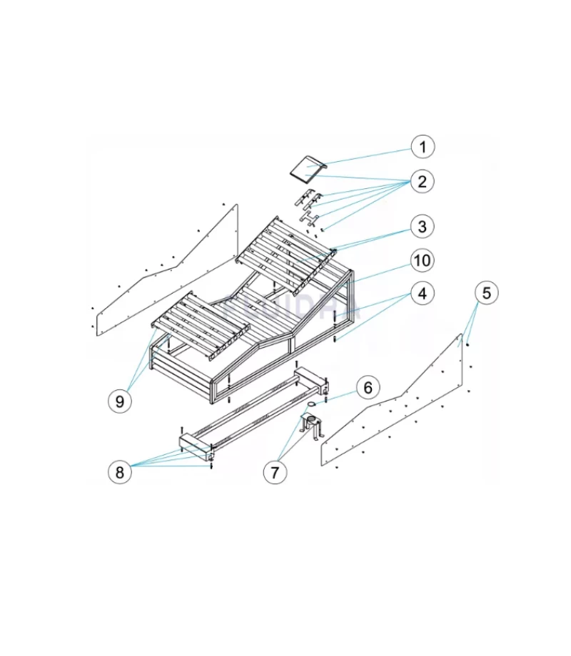 Pat de hidromasaj model Spaecial 2 - AstralPool