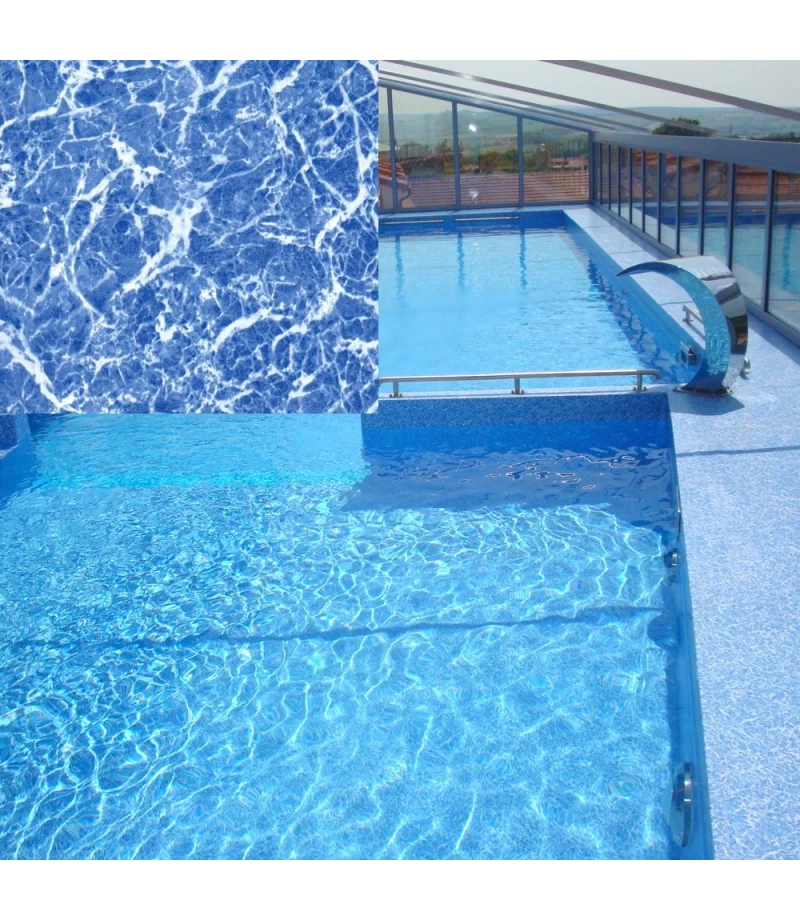 Liner piscina MARBLE BLUE 1.5mm - ELBEblue Line