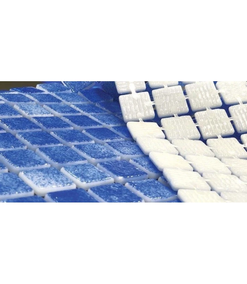 Mozaic vitroceramic albastru inchis mix  2,5x2,5 cm-HVZ119PUR