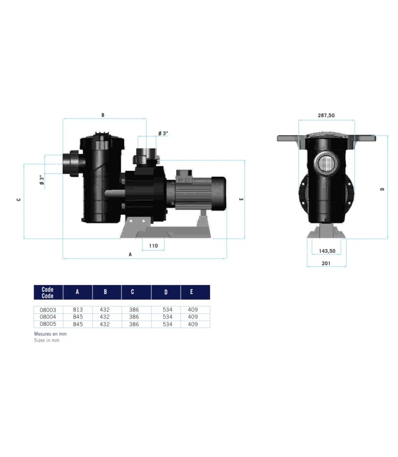 Pompa Maxim 4,5CP 66mc/h 10m 400V - AstralPool