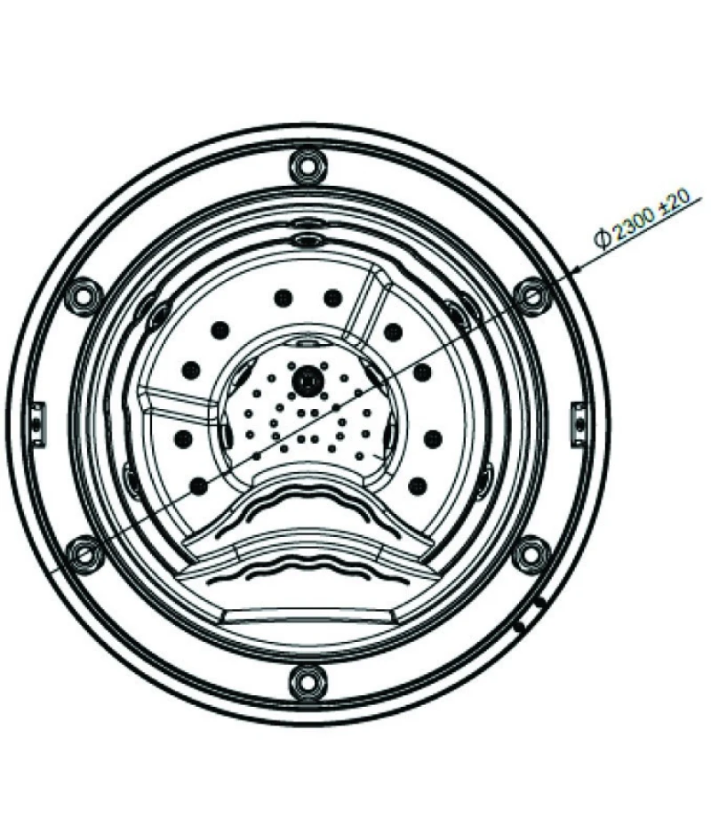 Cada Spa hidromasaj cu 5 locuri - Astralpool 6 Cada Spa hidromasaj cu 5 locuri - Astralpool 6
