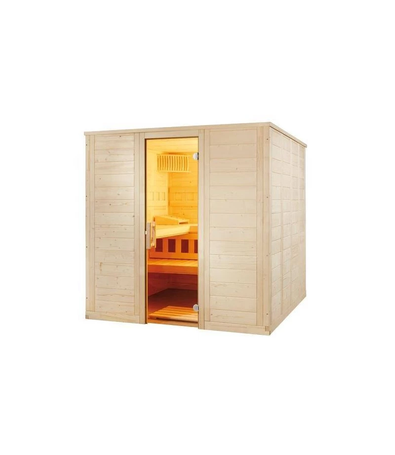 Cabina sauna uscata Wellfun 206x206 cm - Sentiotec