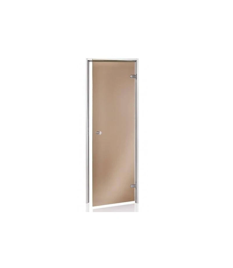 Usa pentru baie de aburi din sticla bronz si rama aluminiu 70 x 190cm - SPAZONE