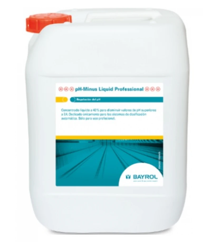 Solutie lichida profesionala PH-MINUS 20 L / 27 KG - 45% - BAYROL
