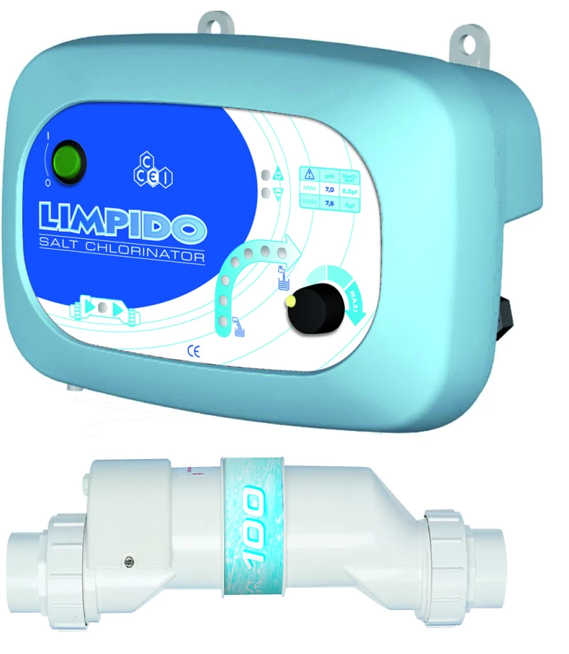 Electrolizor de sare LIMPIDO 150 pentru piscine intre 100mc si 150mc - CCEI